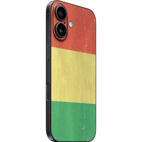Bolivia Flag Distressed iPhone 16 Plus Skin